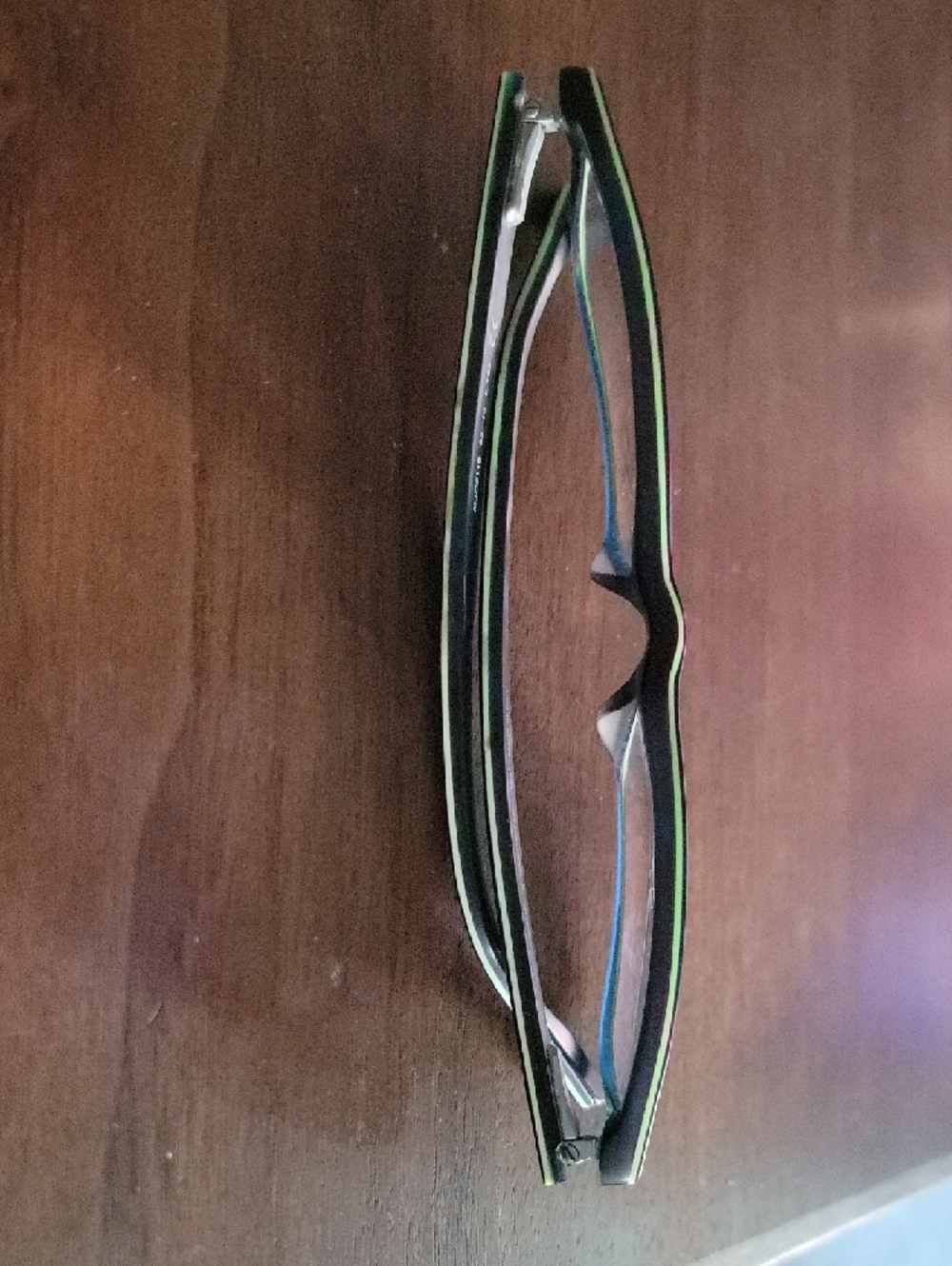 Maui Jim Dark Blue & Neon Green Eyeglasses - Picture 2 of 5